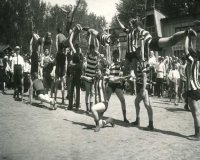 Физкультурные выступления студентов лесотехникума. 12 июня 1931